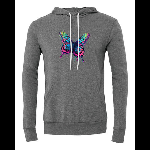 Colorful butterflies Bella canvas hoodie 3719